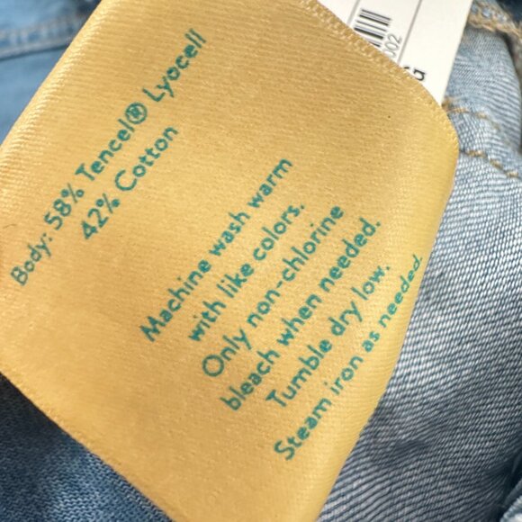 NEW! Thereabouts Boys Kids Denim Joggers Pants Light Wash 5 Reg $36 Cotton Blend - Picture 9 of 12